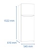 Refrigerador James Modelo RJ 275 Inverter Inox Refrigerador James Modelo RJ 275 Inverter Inox