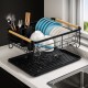 Escurridor De Platos Secaplatos Cocina Vajilla Metal Madera Negro Con Madera Escurridor De Platos Secaplatos Cocina Vajilla Metal Madera Negro Con Madera