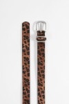 Cinturón pelo animal print animal print