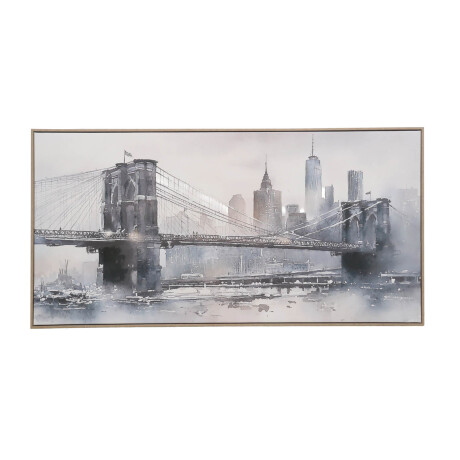 CUADRO BRIDGE, 120X60, CELESTE PAPEL E1P253470