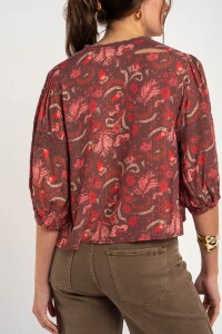 Blusa Estampada Manga Larga Print
