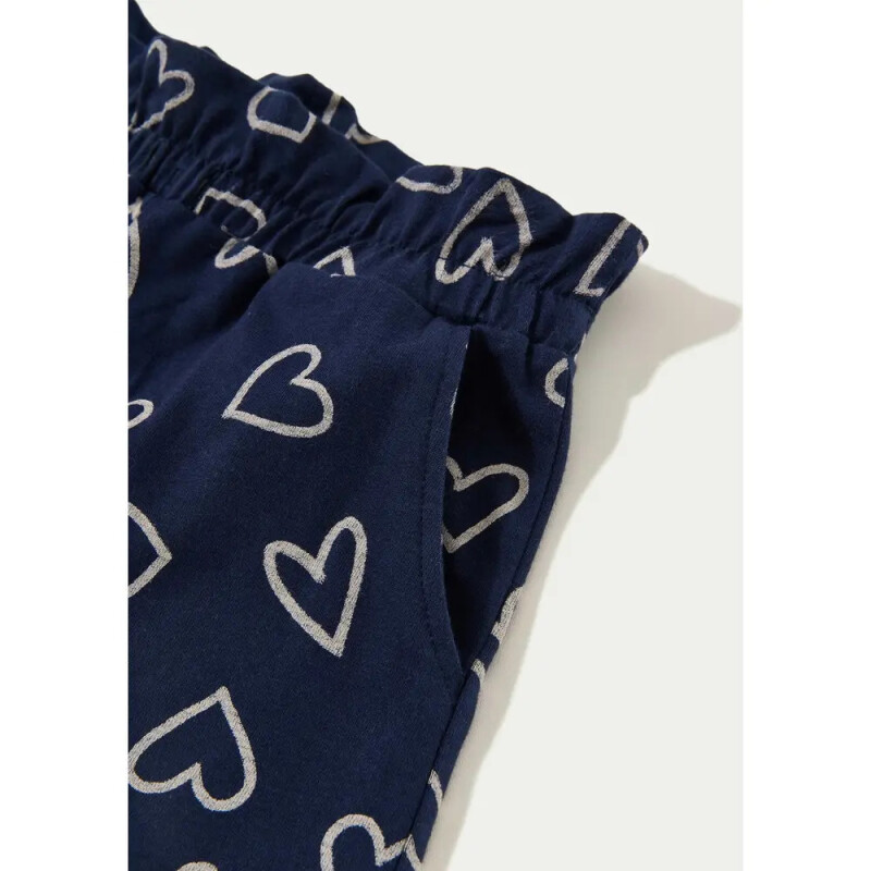 SHORTS FEM AZUL ESCURO