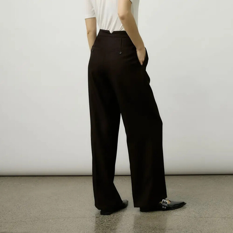 VMGRAY HW PANTS TLR BTQ FR Chocolate Torte