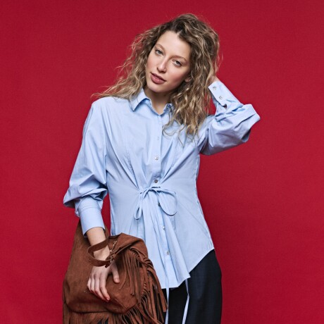 CAMISA INDRA Celeste