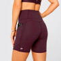 Short Oasis High-Waisted Short 6 Mujer Oxblood