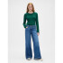 V-LS OPP WAFFLE TEE EVERGREEN GLAMOUR