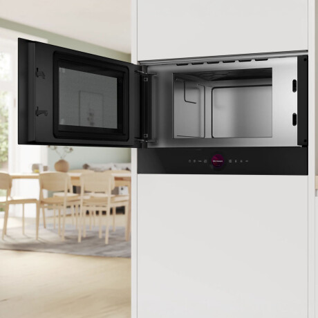 MICROONDAS DE EMPOTRAR 21-LITROS NEGRO BOSCH BFL7221B1 GOURMET