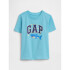 V-LOGO SS PRINT TEE BLANKET BLUE