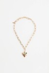 Collar Heart Multicolor Dorado