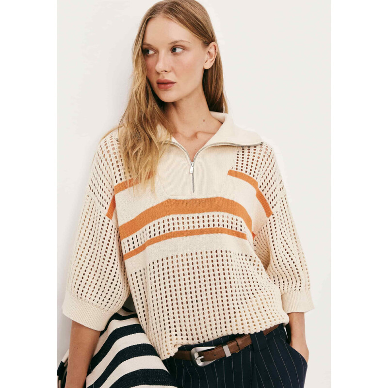 CAMISA POLO MM FEM CAQUI CLARO