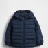 V-FRCH LWT PUFFER TAPESTRY NAVY