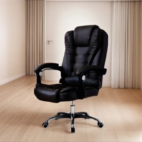 SILLA DE ESCRITORIO EJECUTIVA CORPORATIVA ERGONÓMICA NEGRO