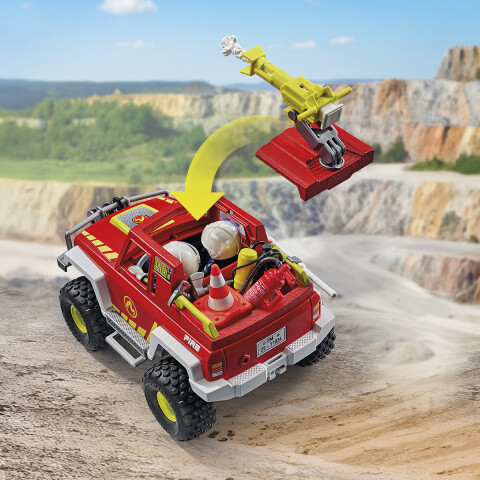 Camioneta de Bomberos Playmobil 68 Piezas U