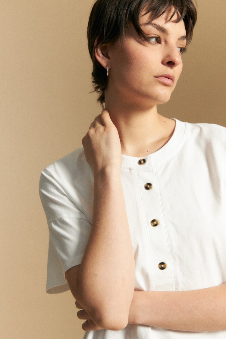 REMERA BROOKY Blanco