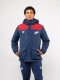 Set Parka Track Nacional Hombre Azul Marino, Beige, ordeaux