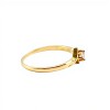 Anillo Cruzado-Oro 18k-Piedra Zirconia-AN9513 conpiedra