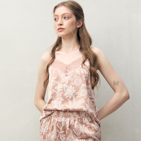 SHORT MARGARITA PRINTED Tostado