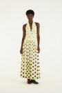 VESTIDO LARGO LUNARES Amarillo