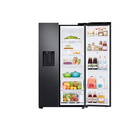 Heladera Samsung Side by Side 634L Family Hub Negra con Dispensador RS58T5561B1 Heladera Samsung Side by Side 634L Family Hub Negra con Dispensador RS58T5561B1
