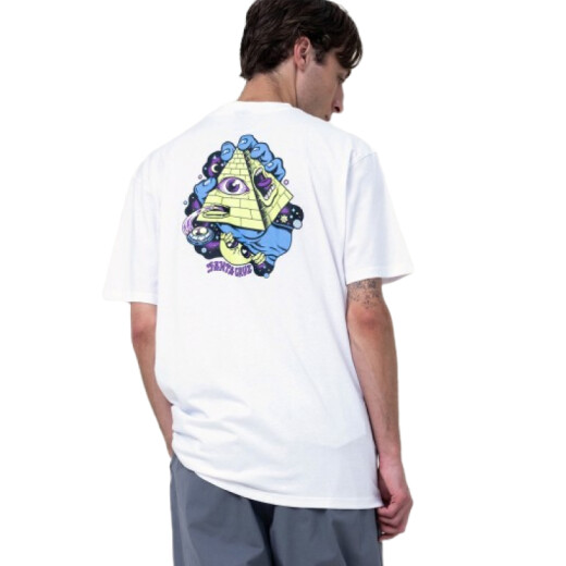 Remera Santa Cruz Knibbs Invasion - Blanco Remera Santa Cruz Knibbs Invasion - Blanco