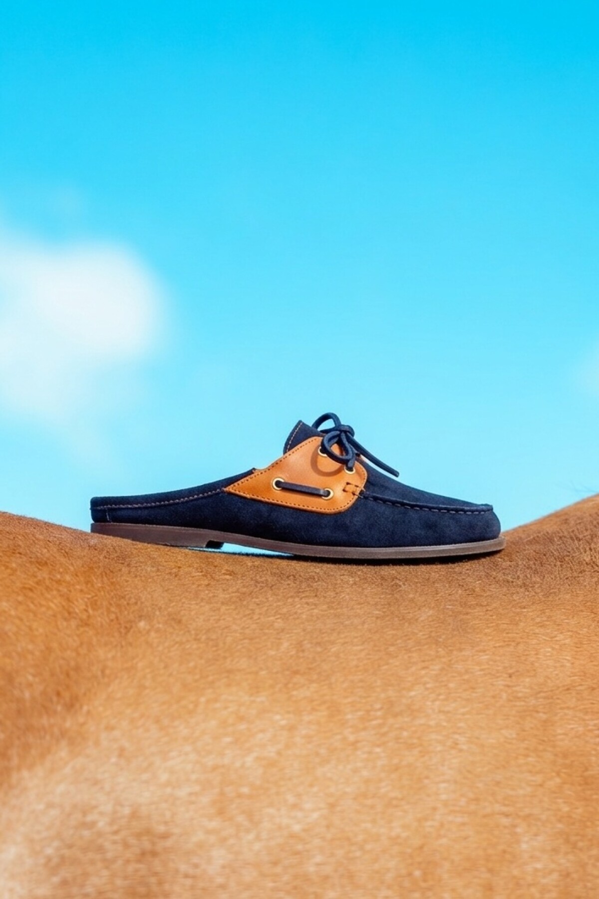 Half Del Corral Shoes Azul / Habano