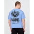 3PL APR - RAMONES CROP SHIRTING BLUE