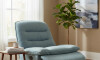 Sillón Recliner Giratorio mecedora - Atlas Celeste
