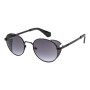 Lentes de sol De Acero Inoxidable Redondo Flap Gradiente/Negro