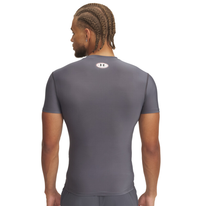 UA HG OG Compression SS-WHT GRY-025