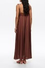 VESTIDO ENCAJE Marron