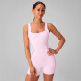 Enterizo On-The-Go Short 4 Mujer Soft Pink/mushroom Mauve
