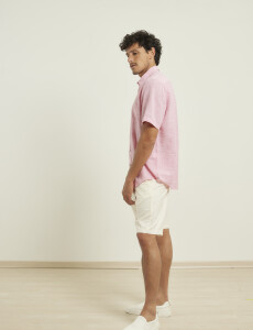 012265 CAMISA HARRINGTON LABEL Rosado