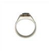 Anillo Mesa-Plata y Oro-Piedra Onix-AN5176 conpiedra