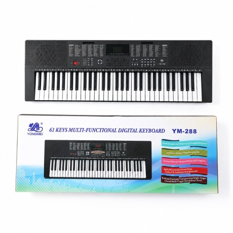 ARTEC - TECLADO ÓRGANO MUSICAL 61 TECLAS CON MICRÓFONO Y ATRIL DE PARTITURAS COLOR NEGRO ARTEC - TECLADO ÓRGANO MUSICAL 61 TECLAS CON MICRÓFONO Y ATRIL DE PARTITURAS COLOR NEGRO