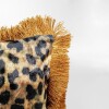 ALMOHADON LEO FRINGE Beige - -