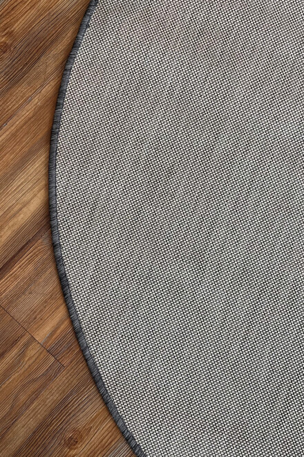 LINEO ALFOMBRA LINEO LIN/1965/3308/ 160CM DIAM ANTHRACITE/SAND