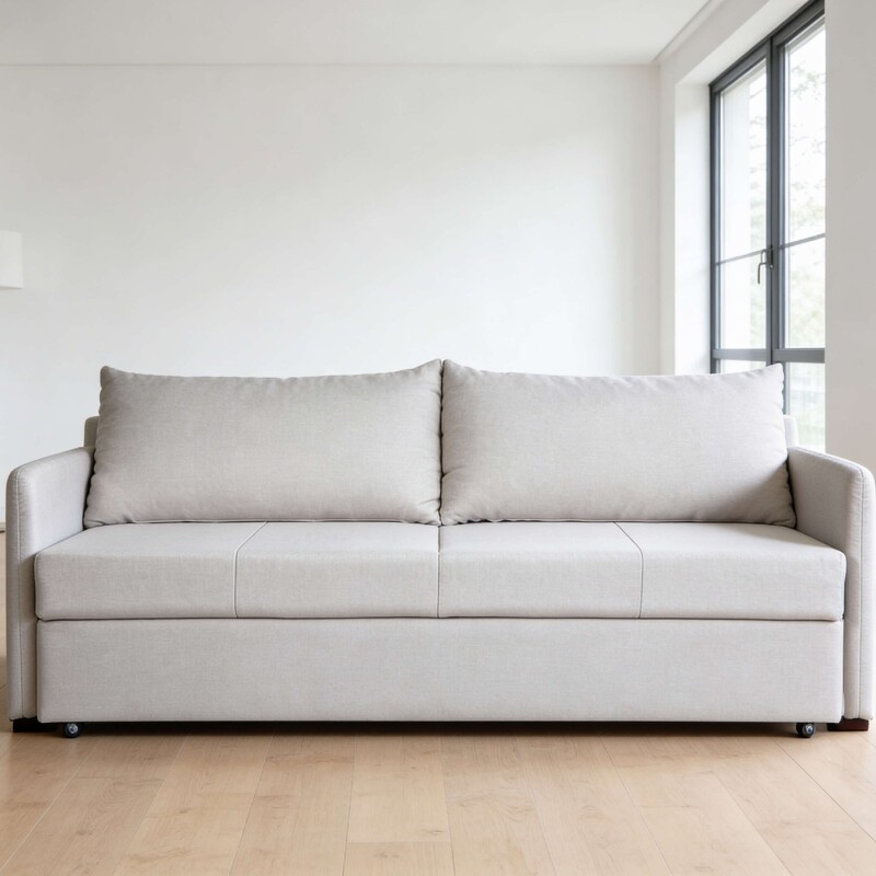 Sofá Cama 3 Cuerpos que se Hace Cama 2 Plazas 140×190 cm | Resortes Bonnel + Espuma D28 Sofá Cama 3 Cuerpos que se Hace Cama 2 Plazas 140×190 cm | Resortes Bonnel + Espuma D28