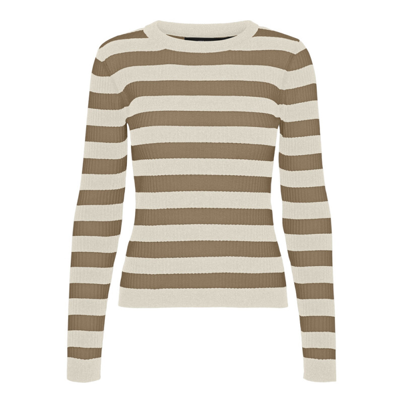 VMCHILI LS O-NECK STRIPE PULLOVER BOO BIRCH