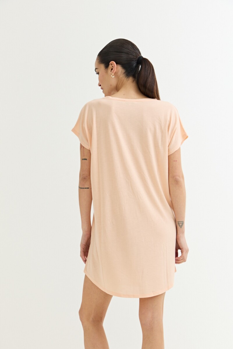 Vestido estampado NARANJA