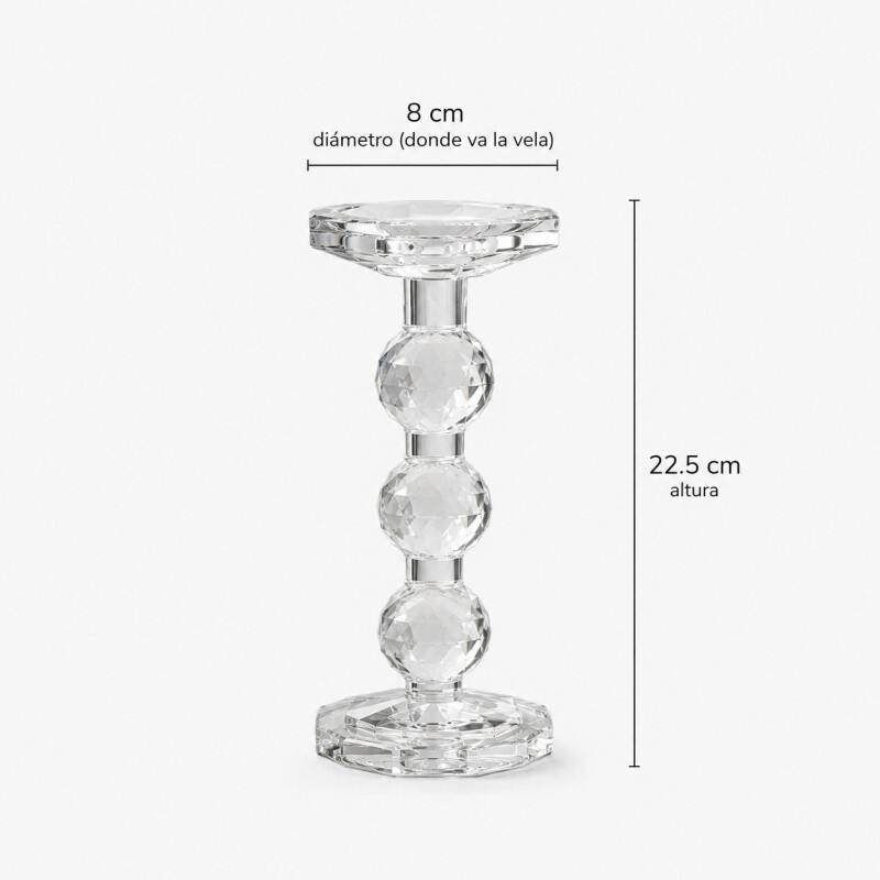 Candelabro Decorativo de Cristal Candelabro Decorativo de Cristal