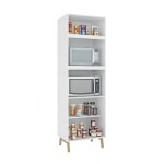 PANELERO LINEA WOOD BLANCO