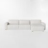 Sofá con chaise LOFT Blanco - DERECHO