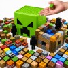 Bloques magnéticos en contenedor 100 piezas MINECRAFT creeper