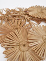 ADORNOS COLGANTES RUSTICOS SET X 12 BEIGE
