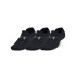 UA Essential UltraLowTab 3pk-WHT BLK-001