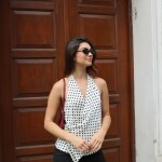 BLUSA PAULINA BLANCO BOLAS