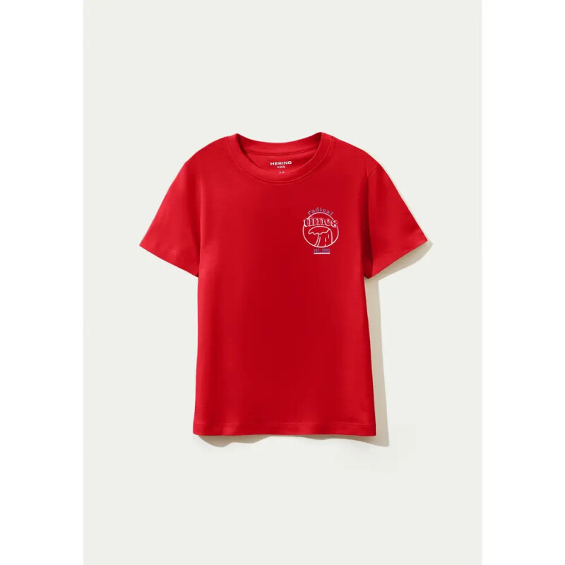 CAMISETA MM MASC VERMELHO