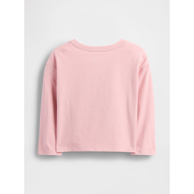 SEPT BF LS GRAPHIC TEE PURE PINK
