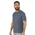 TSHIRT MEN POLY/SPX EVERLAST IRON NA M6 NAVY SUEDE