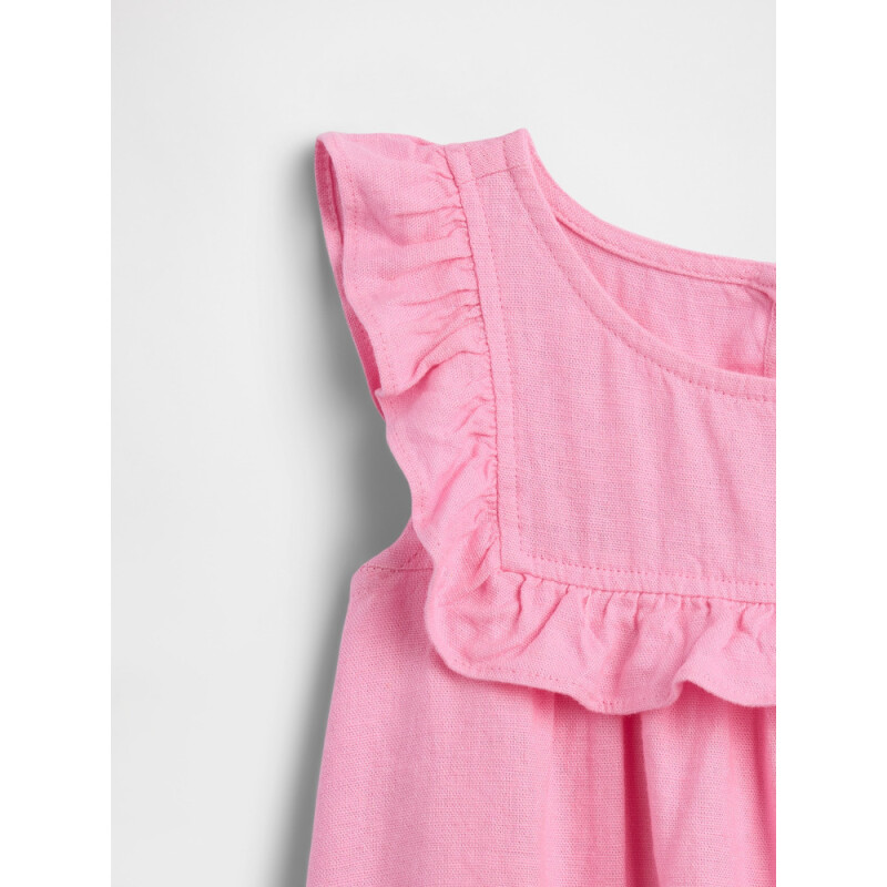 V-LINEN TOP SP26 PARISIAN PINK